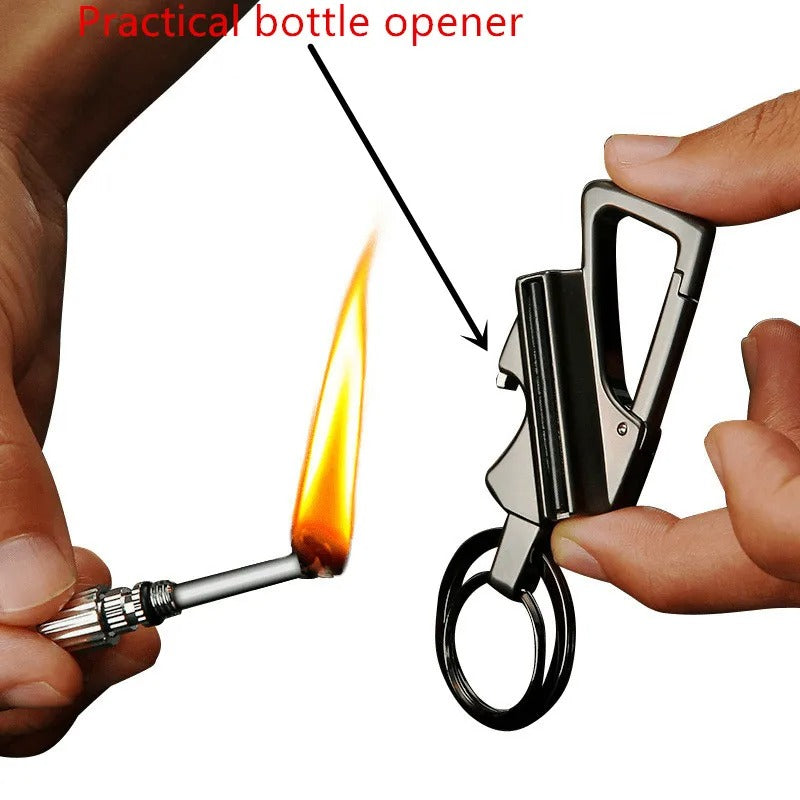 Permanent Match Multitool Keychain Lighter