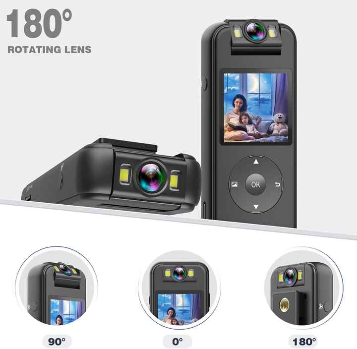 Mini body sports camera