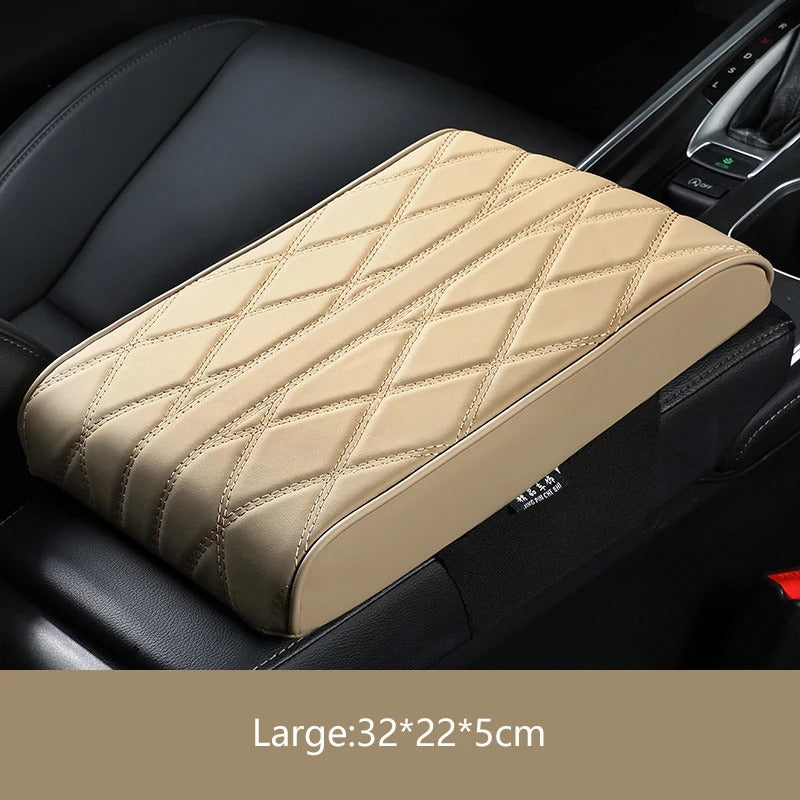 Memory Cotton Leather Car Armrest Box Pad (Universal style)