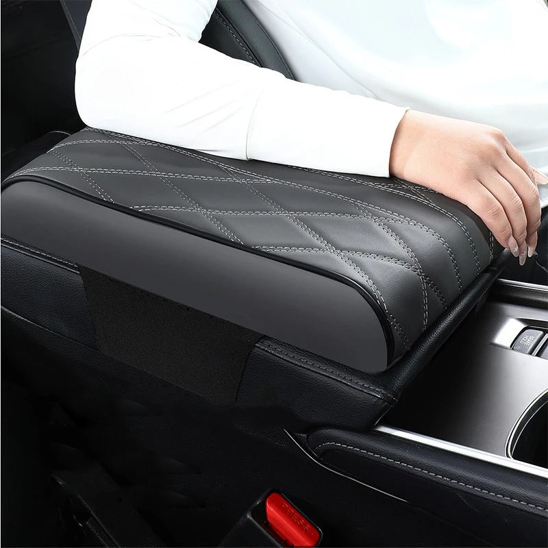 Memory Cotton Leather Car Armrest Box Pad (Universal style)