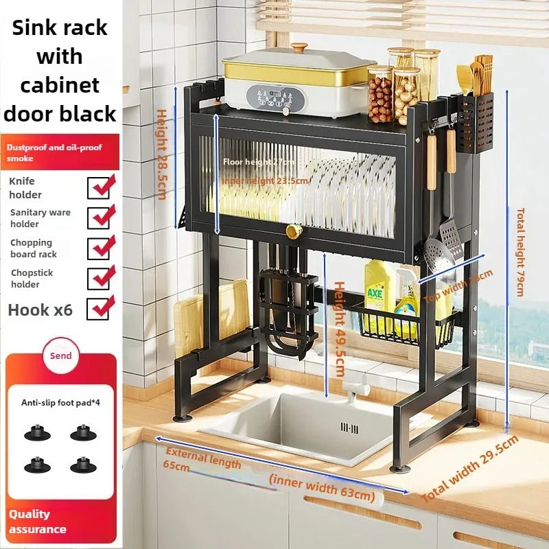 Heavy Duty Over The Sink Dish Drying Stand